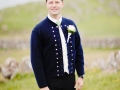 Traditionellt folkklädd brudgum, Färöarna, Torshavn