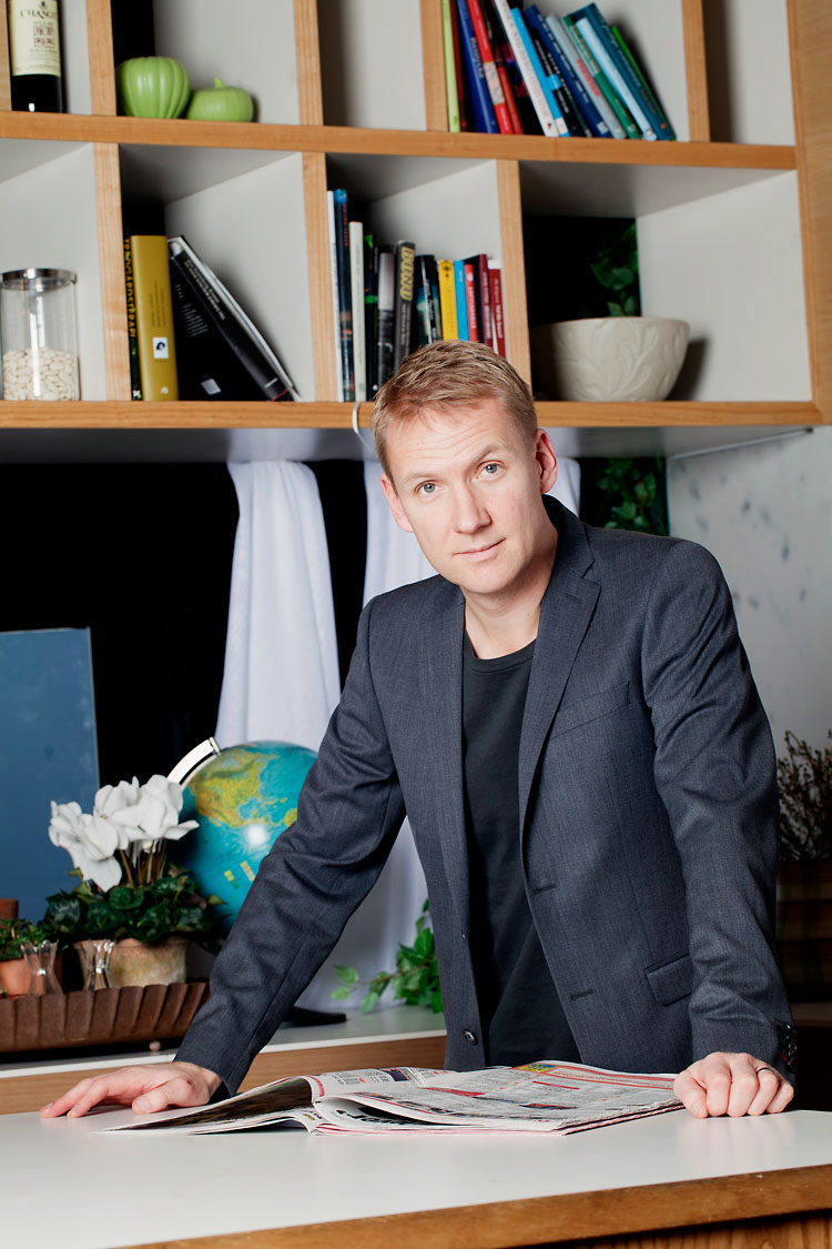 Jesper Börjesson fotograferad på TV4