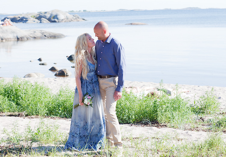 fotograf i Sandhamn fotar bröllop