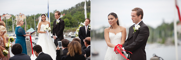 Wedding at swedish archipelago