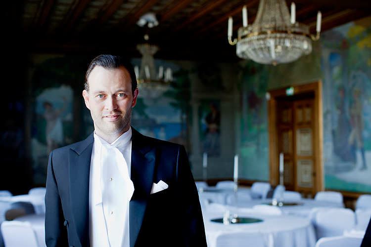 groom at Villa Pauli, Stockholm