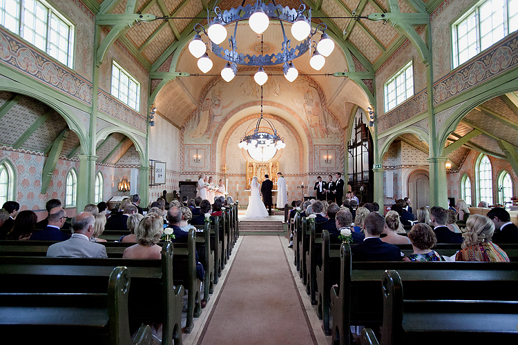 vigsel och bröllop Djursholms kapell