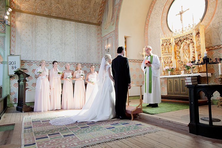 wedding ceremony Djursholm, Stockholm, Sweden