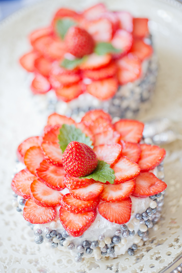 Bakelse med jordgubbar av Josephine Palm 