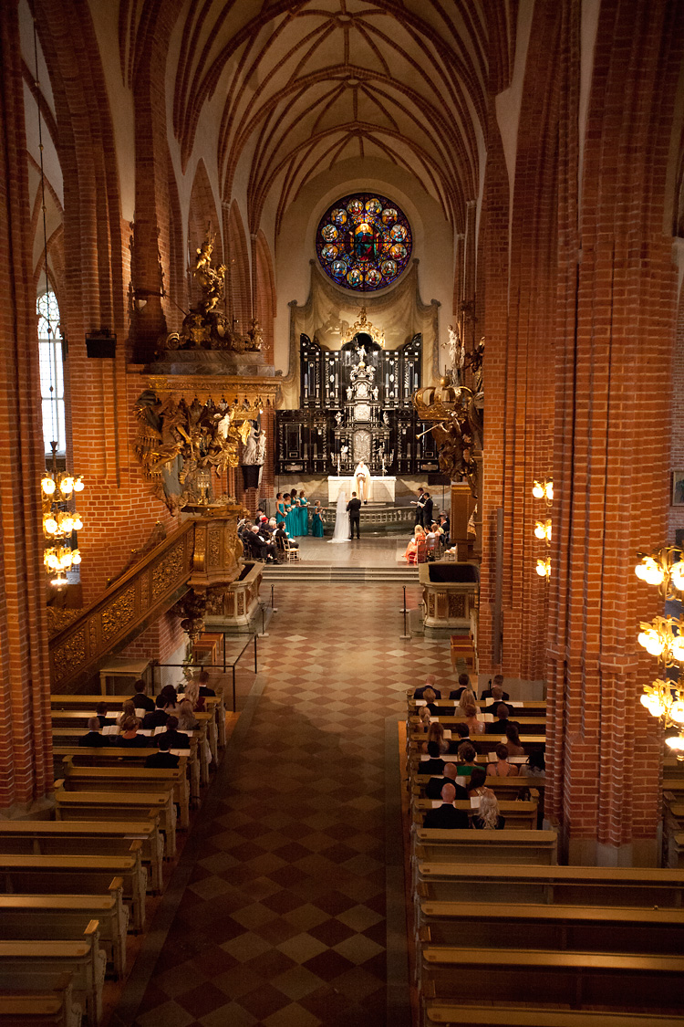 bröllop i Storkyrkan i Stockholm