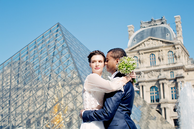 Carousel du Louvren med bröllop